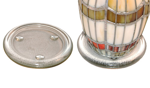 Footed Glass Round Base - #78772