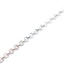 Beaucoup Designs Closeouts: Sterling Silver Small Belcher Chain Bracelet 7.5" by Beaucoup Designs