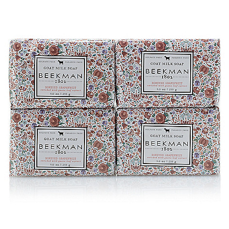 Honeyed Grapefruit 4 Piece Bar Soap Box by Beekman 1802