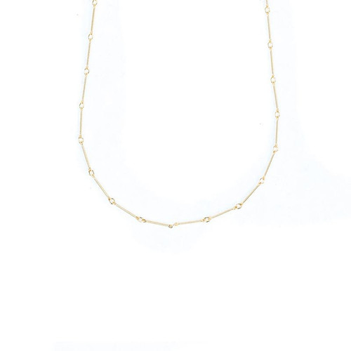 16" - 18" Antique Gold Bar Chain by Benny & Ezra