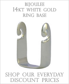 Bijoulee MOD Ring Base - White Gold - SPECIAL ORDER