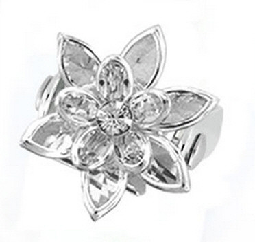 Ice Crystal Swarovski Flower Design Bar