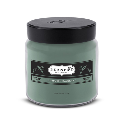 Cinnamon Bayberry Beanpod Candle 16 oz.