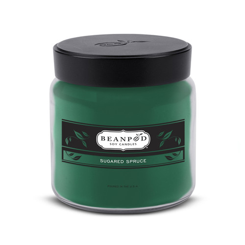 Sugared Spruce Beanpod Candle 16 oz.