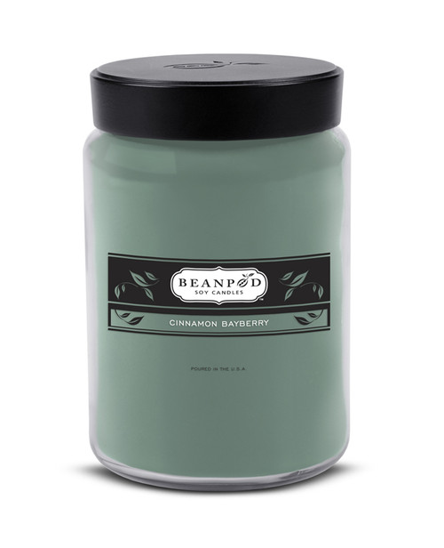 Cinnamon Bayberry Beanpod Candle 25 oz.