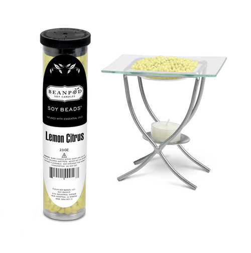 Lemon Citrus Soy Beads 2.3 oz.