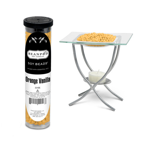 Orange Vanilla Soy Beads 2.3 oz.
