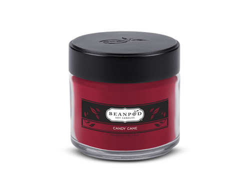 Candy Cane Beanpod Candle 4.5 oz.