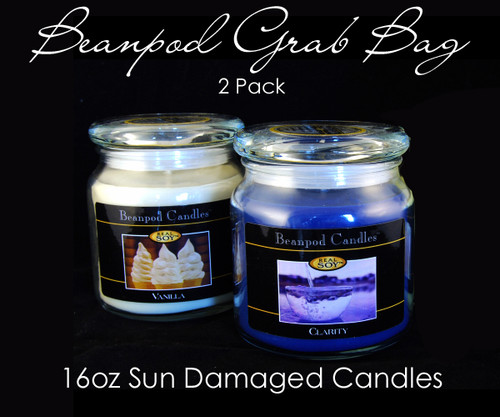 16 oz. Sun Damaged Beanpod Candle Grab Bag - Set of 2
