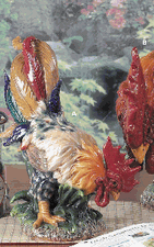Small Provencal Ceramic Rooster