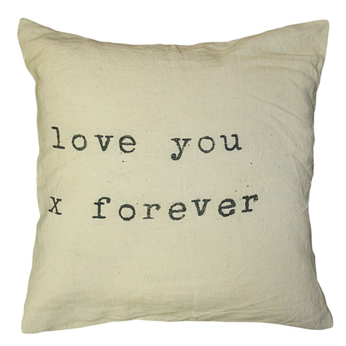 24" X 24" Love You X Pillow by Sugarboo Designs