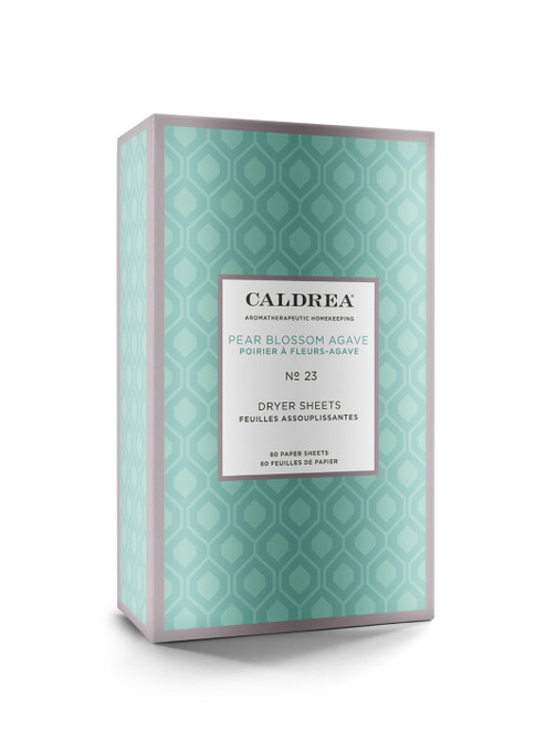 No. 23 Pear Blossom Agave Dryer Sheets (80 sheets) by Caldrea