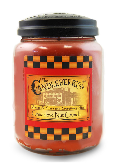 Cinnaclove Nut Crunch 26 oz. Large Jar Candleberry Candle