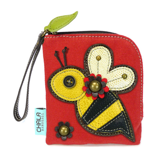 Bee Zip Wallet - Orange