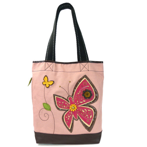 Butterfly Simple Tote - Pink