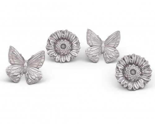 Butterfly Flower Napkin Rings by Arthur Court