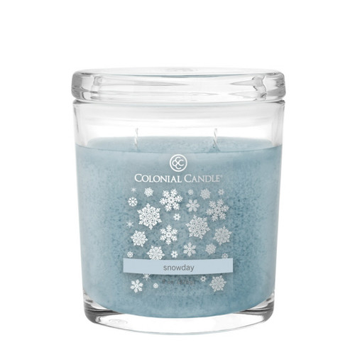 Snowday 8 oz. Oval Jar Colonial Candle