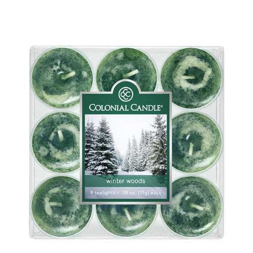 Winter Woods 9-Pack Tealights Colonial Candle