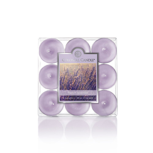 French Lavender 9-Pack Tealights Colonial Candle
