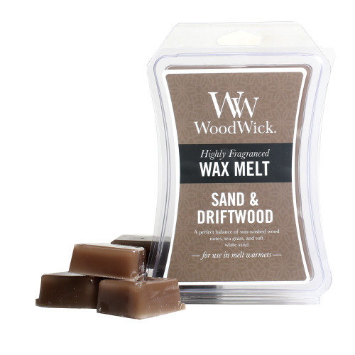 WoodWick Candles Sand & Driftwood 3 oz. Hourglass Wax Melt