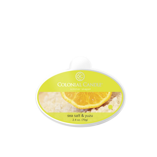 Sea Salt & Yuzu Simmer Snaps Colonial Candle