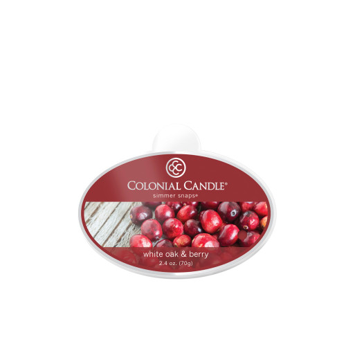 White Oak & Berry Simmer Snaps Colonial Candle
