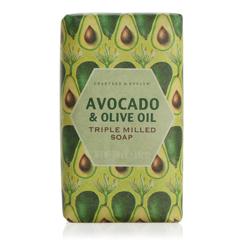 Avocado & Olive Oil 158g Triple Milled Soap by Crabtree & Evelyn