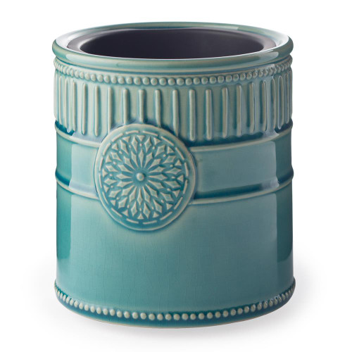 Medallion Ceramic Candle Warmer Crock