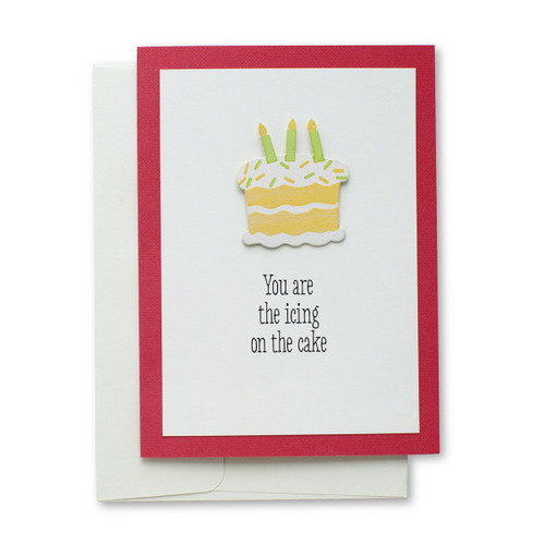 Birthday Card with Cake Magnet - Embellish Your Story