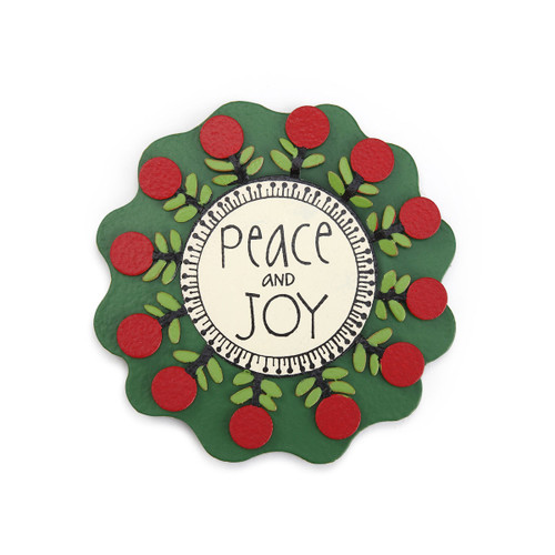 Peace and Joy Flower Magnet - Embellish Your Story