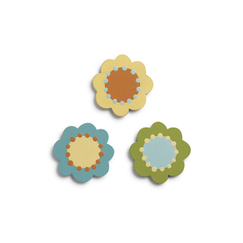 Embellish Your Story Closeouts: Flower Magnets - Set of 3 Assorted - Embellish Your Story