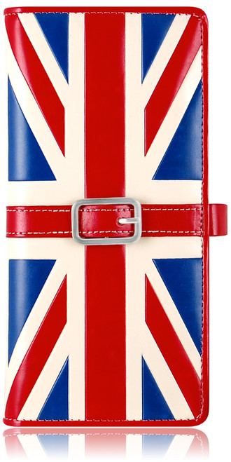 Red British Flag Long Wallet