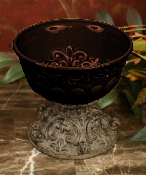 Coffee Colored Candy Dish