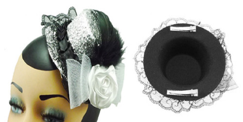 Silver Tinsel Topper