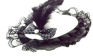 White Mini Feather Topper