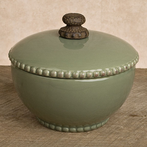 Green 6in Livingstone Covered Bowl - Set of 2