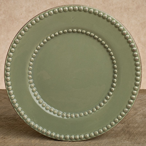 Green 8.5in Livingstone Salad Plate - Set of 4 - GG Collection