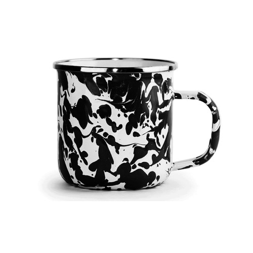 Black Swirl 12 oz. Mug by Golden Rabbit