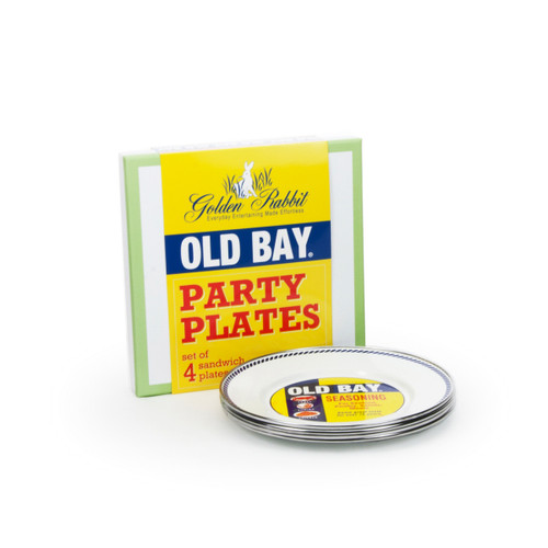 Old Bay Party Plate Set by Golden Rabbit