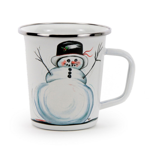 Snowman 16 oz. Latte Mug by Golden Rabbit