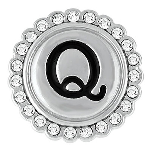 Bling Letter "Q" Fashion Snap by Ginger Snaps