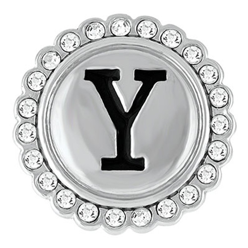 Bling Letter "Y" Fashion Snap by Ginger Snaps