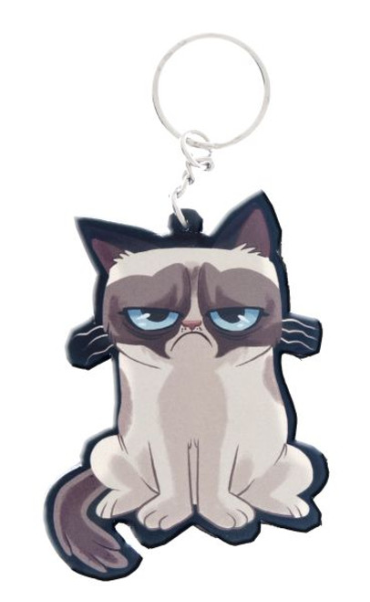 Grumpy Cat Keychain