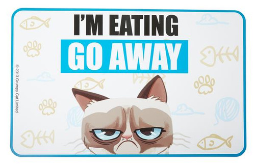 Grumpy Cat Food Mat - I'm Eating, Go Away