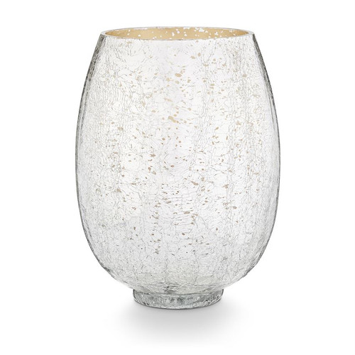 Balsam & Cedar Large Crackle Glass Illume Candle