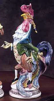 Mr. Rooster Dressed Up 20"H - By Intrada Italy