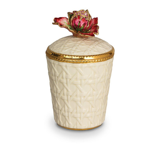 Jay Strongwater Margot Tulip Candle - White - Special Order