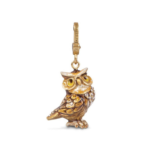 Jay Strongwater Albert Owl Charm