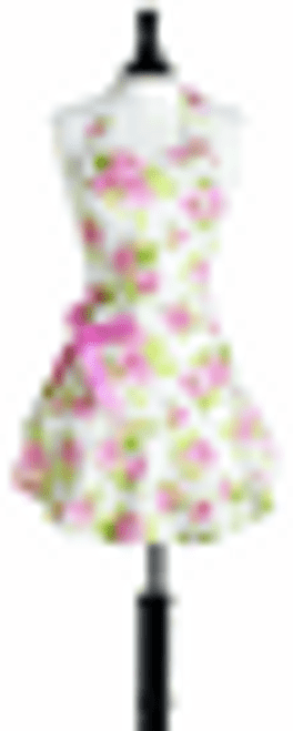 Jessie Steele Geranium Pink & White Polka Dot Josephine Apron