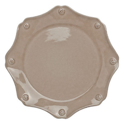 Berry & Thread Cappuccino Scallop Dessert/Salad Plate by Juliska